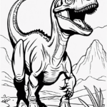 1 Dinosaur Coloring Pages ColorBliss art