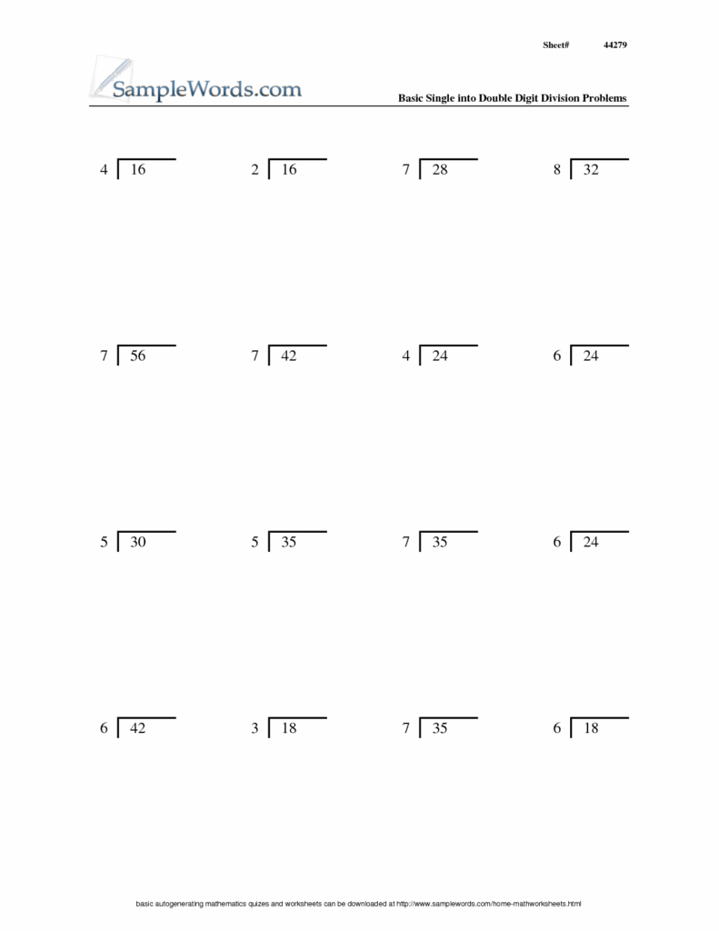10 5Th Grade Division Worksheets Worksheets Decoomo