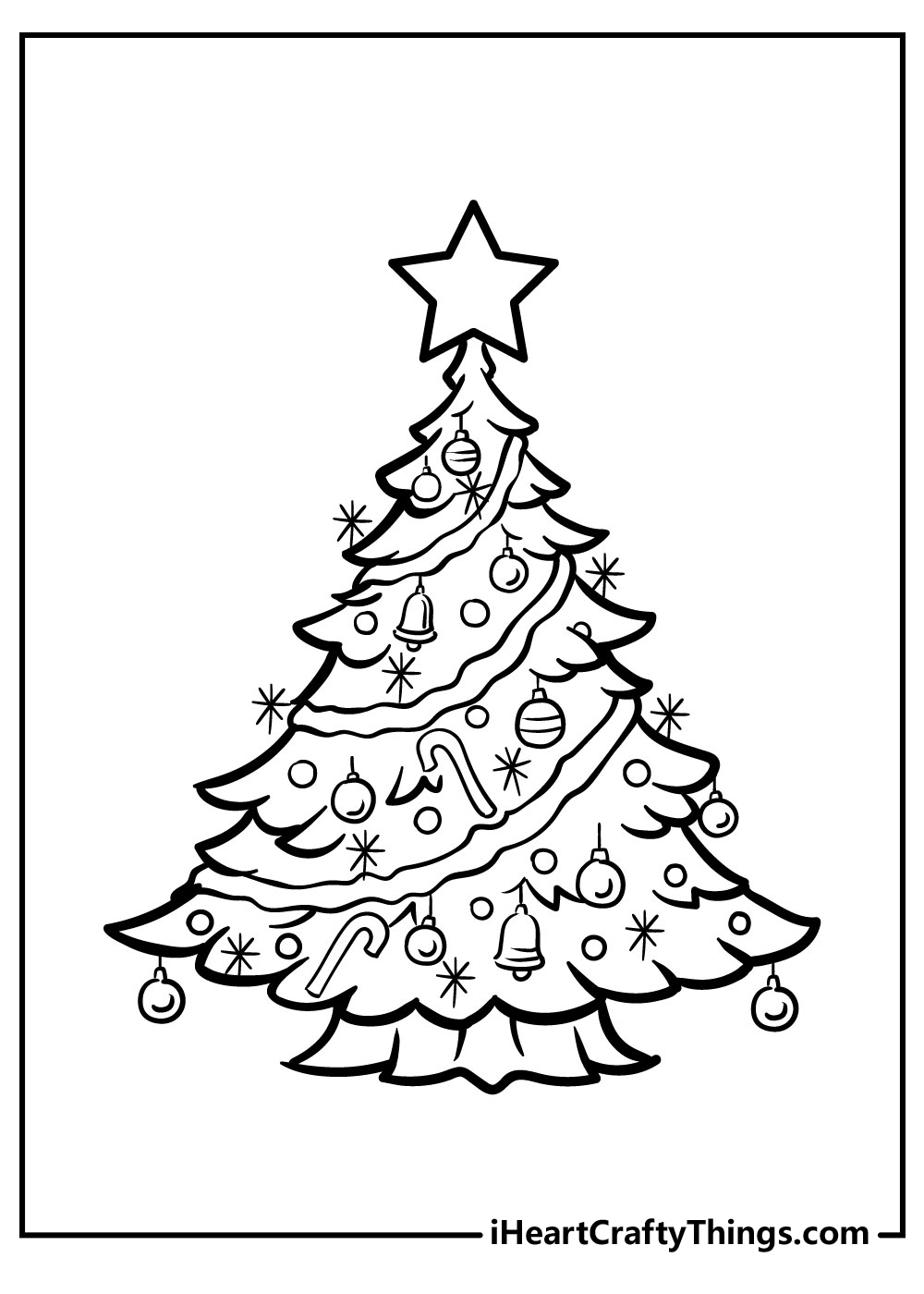 10 Beautiful Christmas Tree Designs For Colouring Bratz Coloring