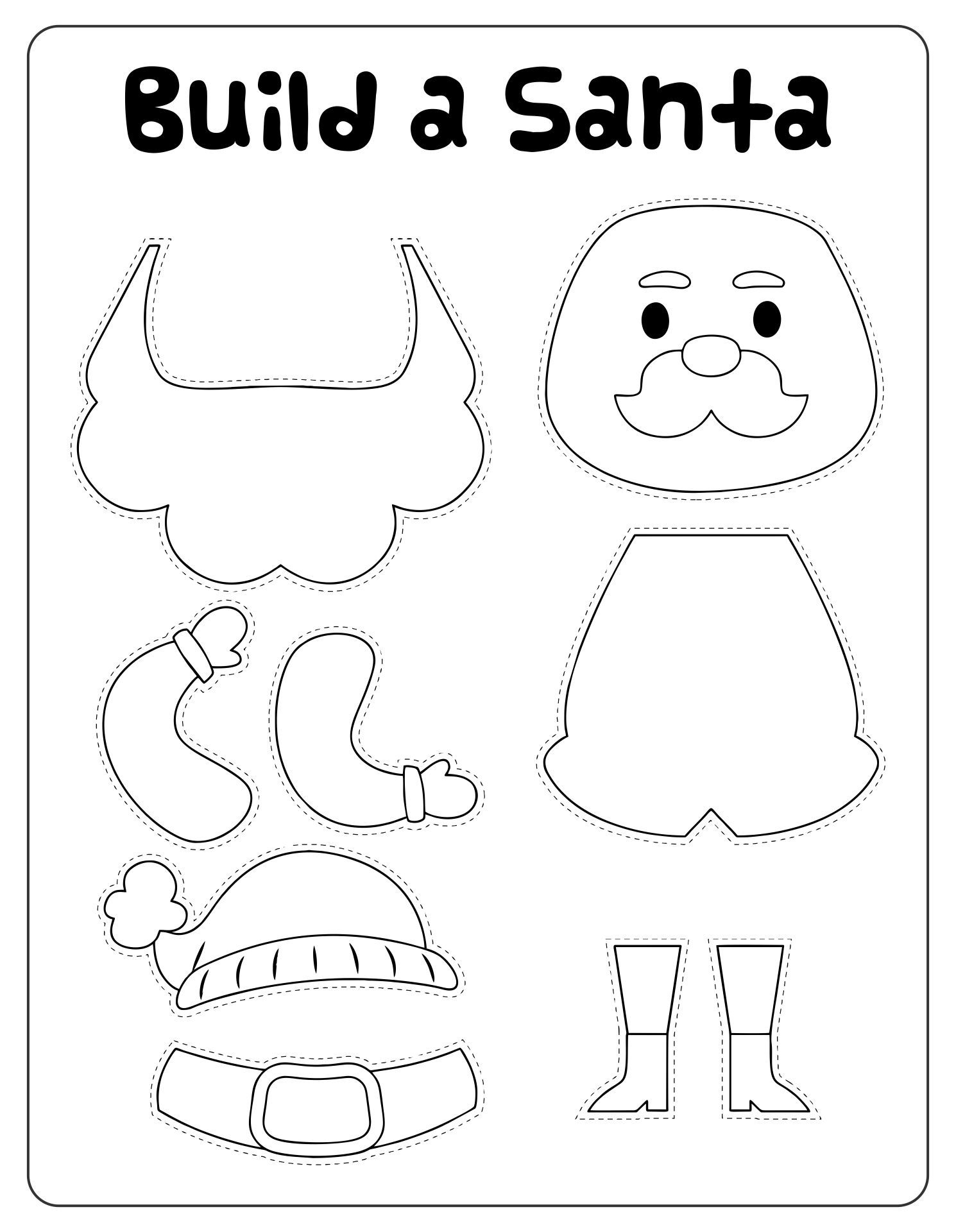 10 Best Printable Christmas Crafts For Kindergarten Artofit