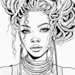 10 Black Woman Coloring Pages African American Coloring Pages Adult
