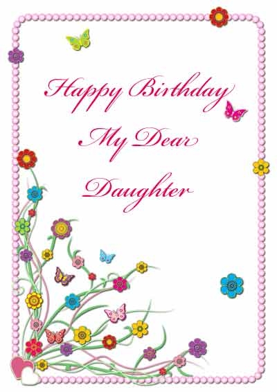 10 Creative Free Printable Birthday Cards Daughter