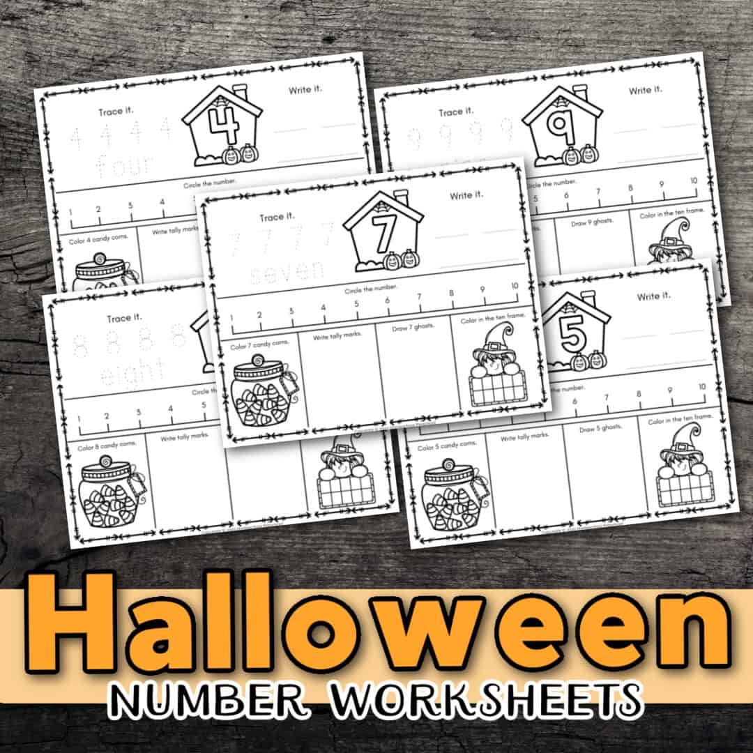 number worksheets for preschool