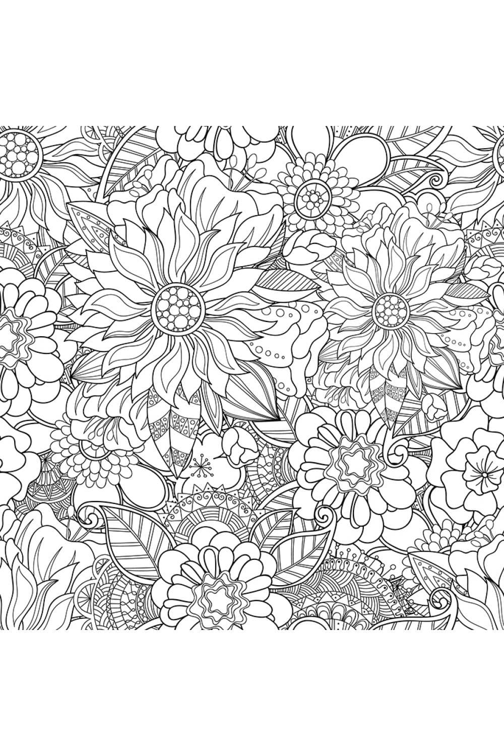 Stress Relief Coloring Pages For Adults
