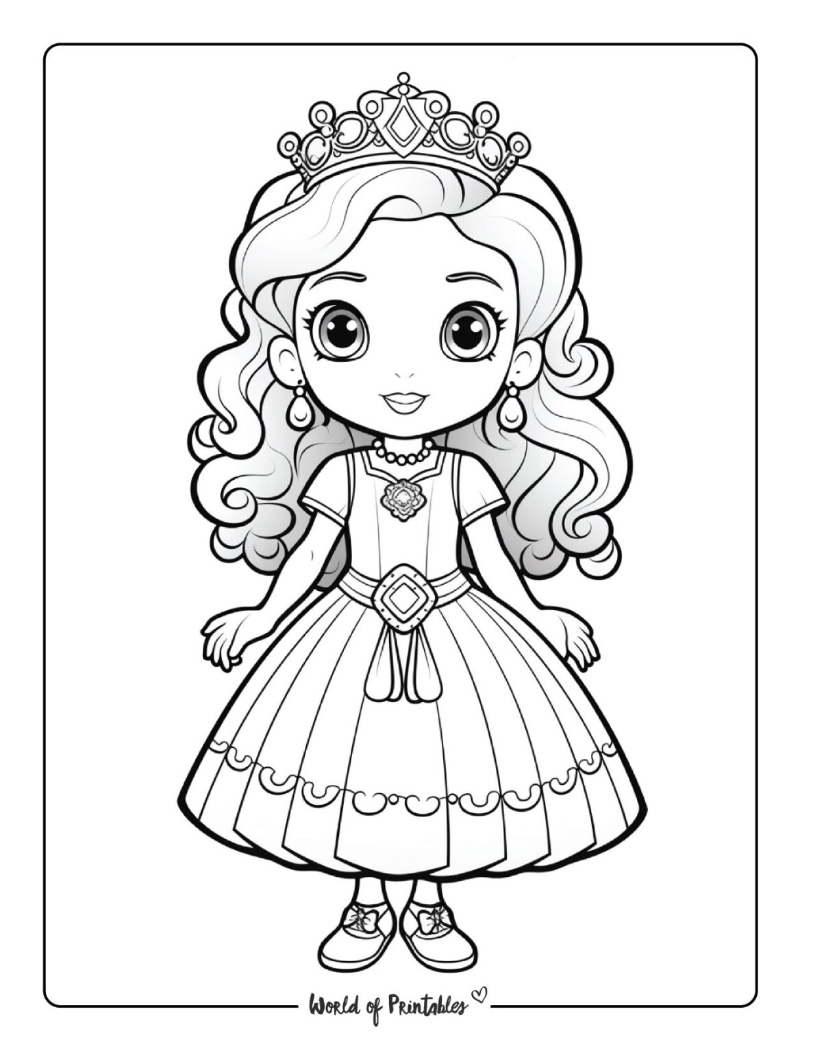 Princess Coloring Pages