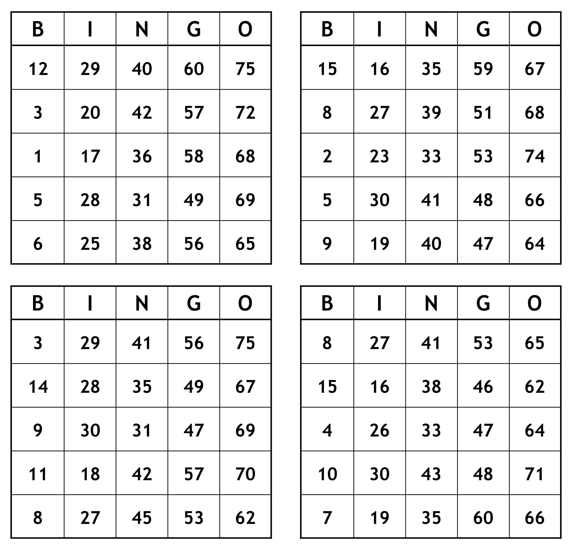 free printable bingo cards for valentine's day