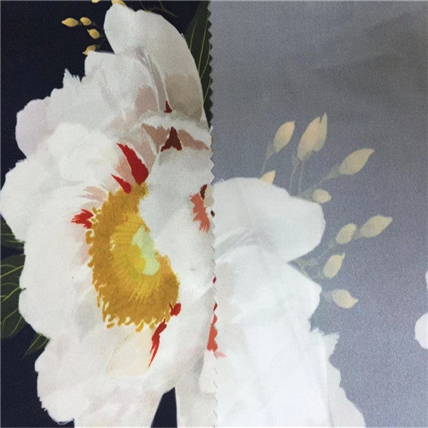 100 Polyester Fashion Print Fabric 75dx95d Yarn Count Light Sph Satin