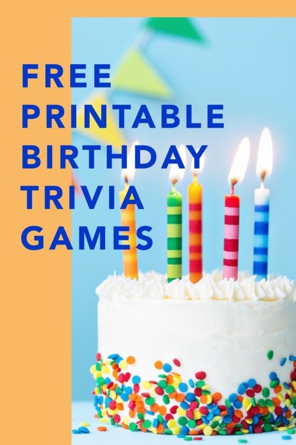 11 Free Printable Birthday Trivia Games Fun Party Pop