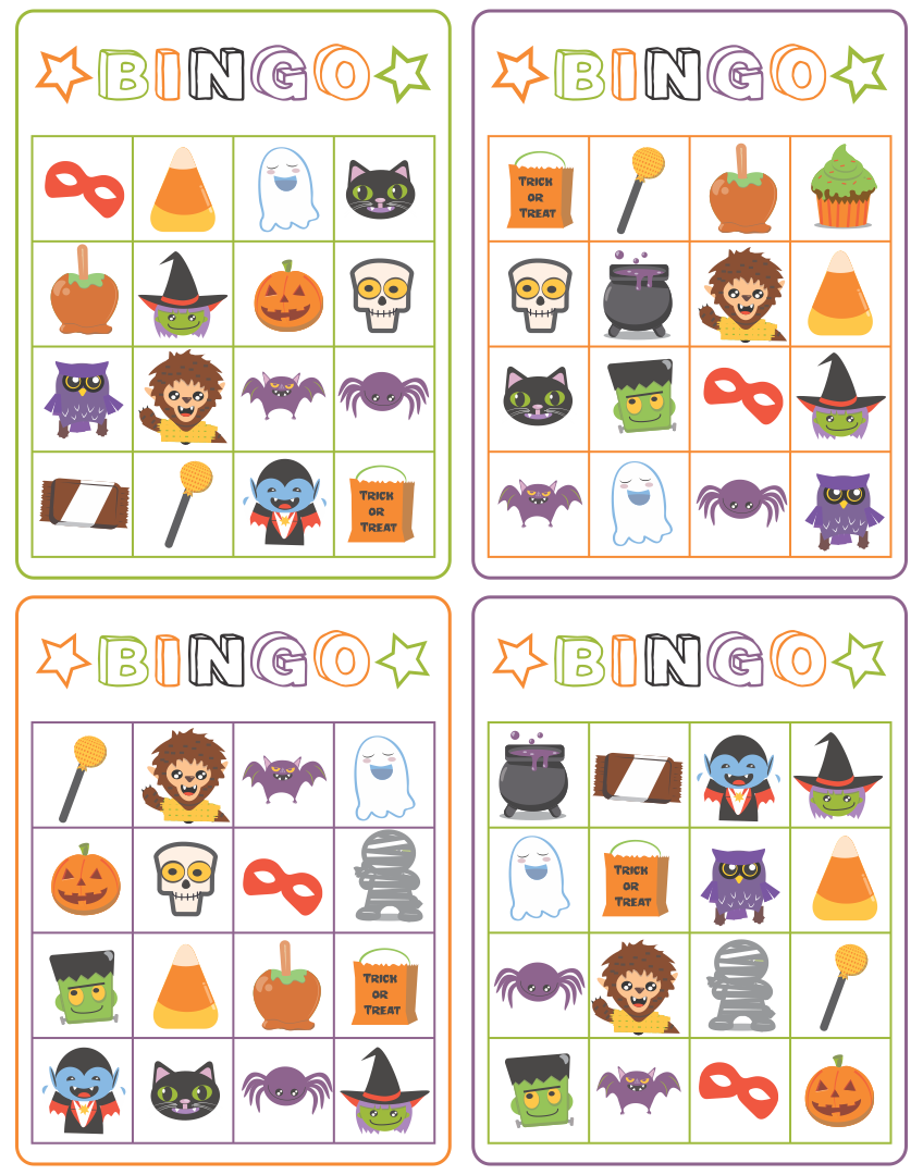 15 Best Free Printable Halloween Bingo Cards PDF For Free At Printablee