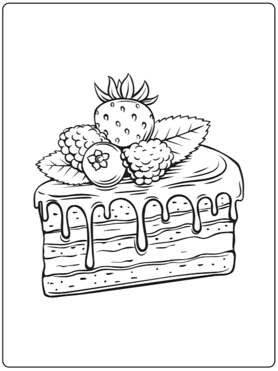 150 Food Colouring Pages For Kids Instant Digital Download Etsy