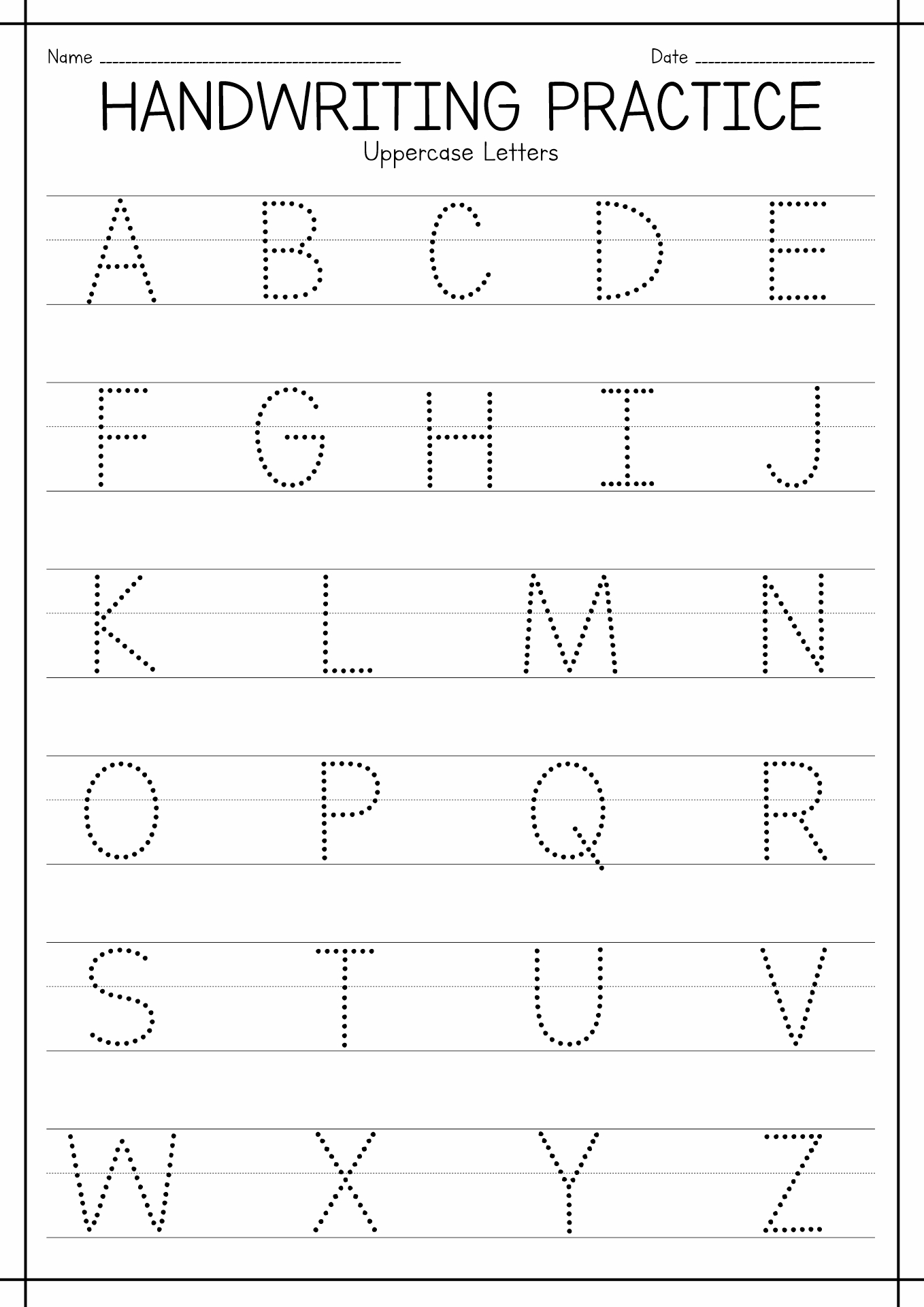 16 Writing Practice Worksheets For Preschool Free PDF At 