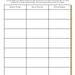17 Cognitive Behavioral Thought Worksheets Cognitive Behavioral