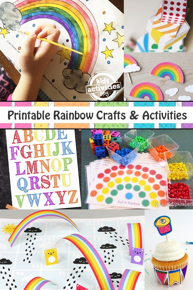 printable rainbow activities