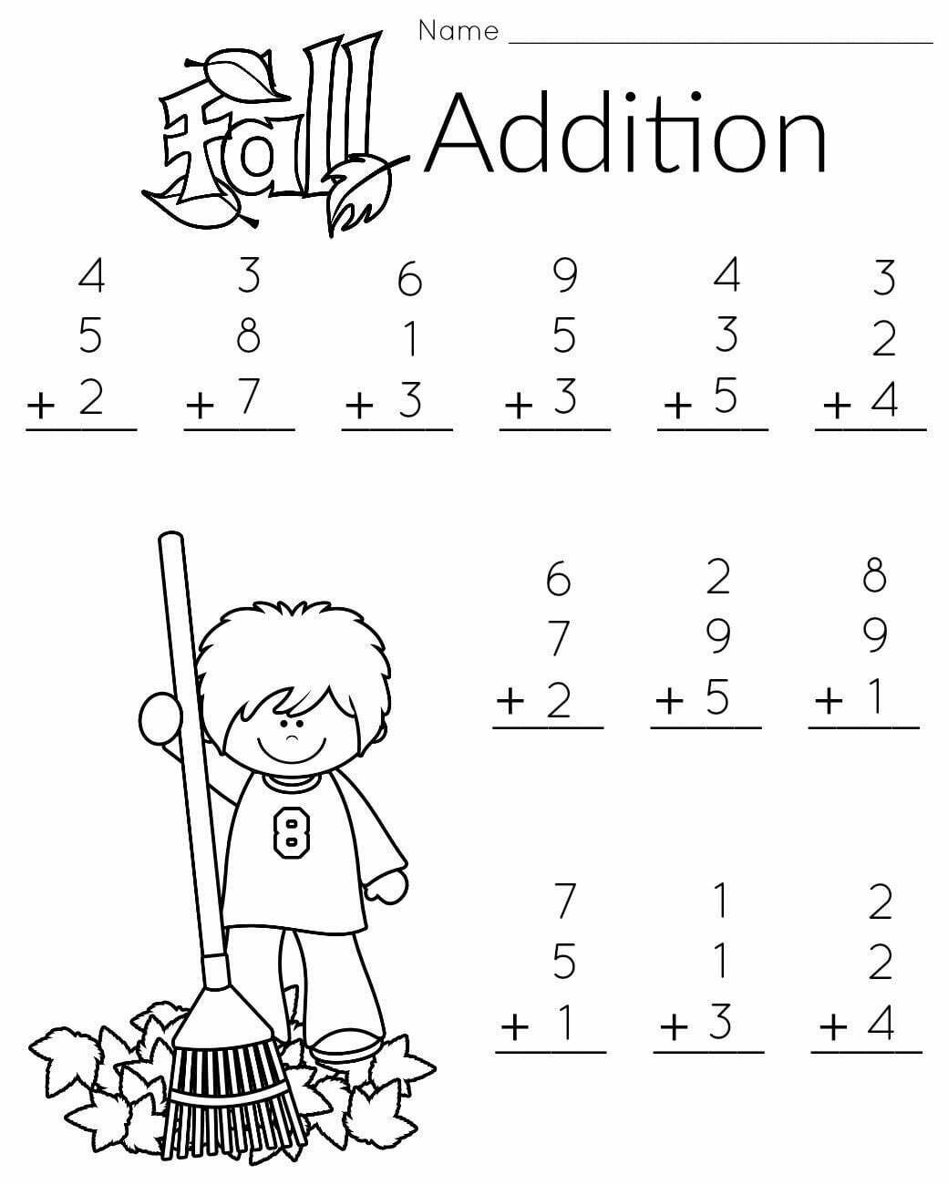 math worksheets for first graders