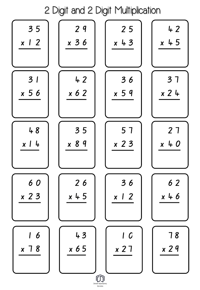 2 Digit Multiplication Made Easier Caffeine Queen Teacher