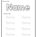 2 Free Name Tracing Worksheets For Preschool PDF Downloads