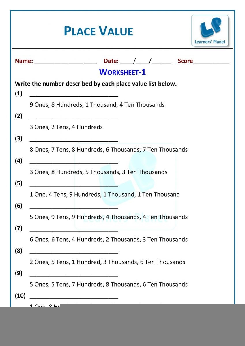 10th grade math worksheets