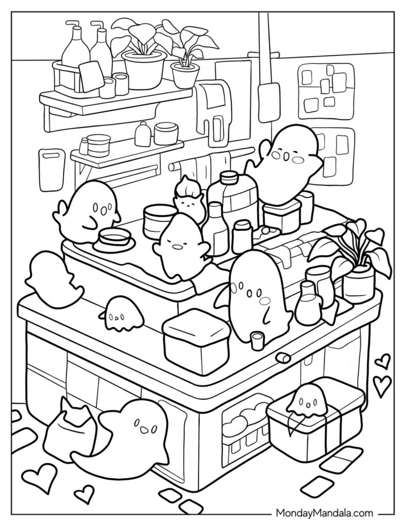 20 Cozy Coloring Pages Free PDF Printables Coloring Pages