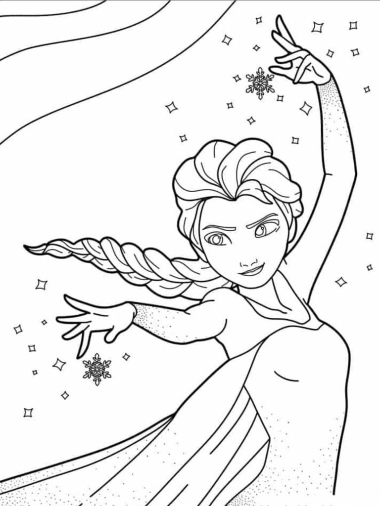 20 Free Elsa Coloring Pages That Kids Will Love 