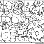 20 Free Printable Color By Number Christmas Pages Homecolor Homecolor