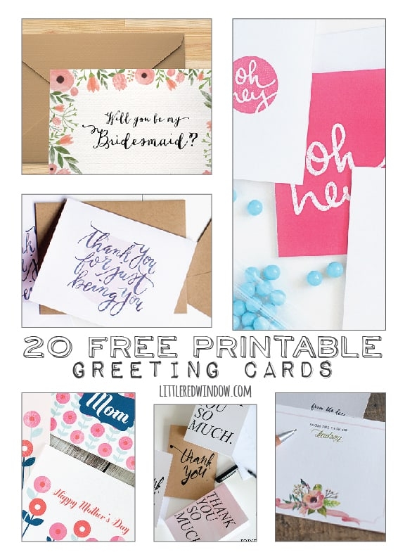free online printable greeting cards no sign up