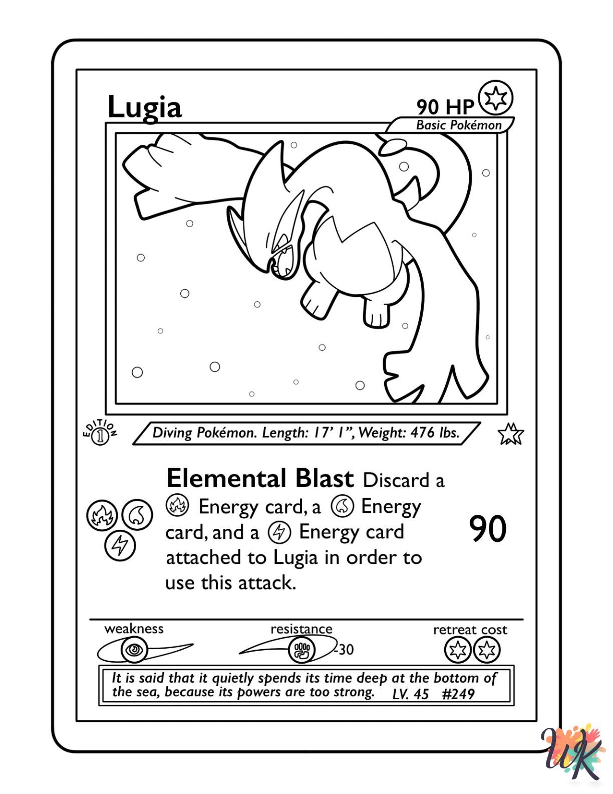 Pokemon Card Coloring Pages