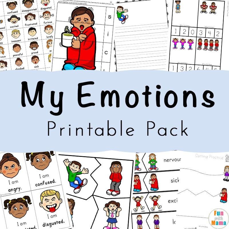 20 Printable Emotions Craft Preschool MerissaEllena