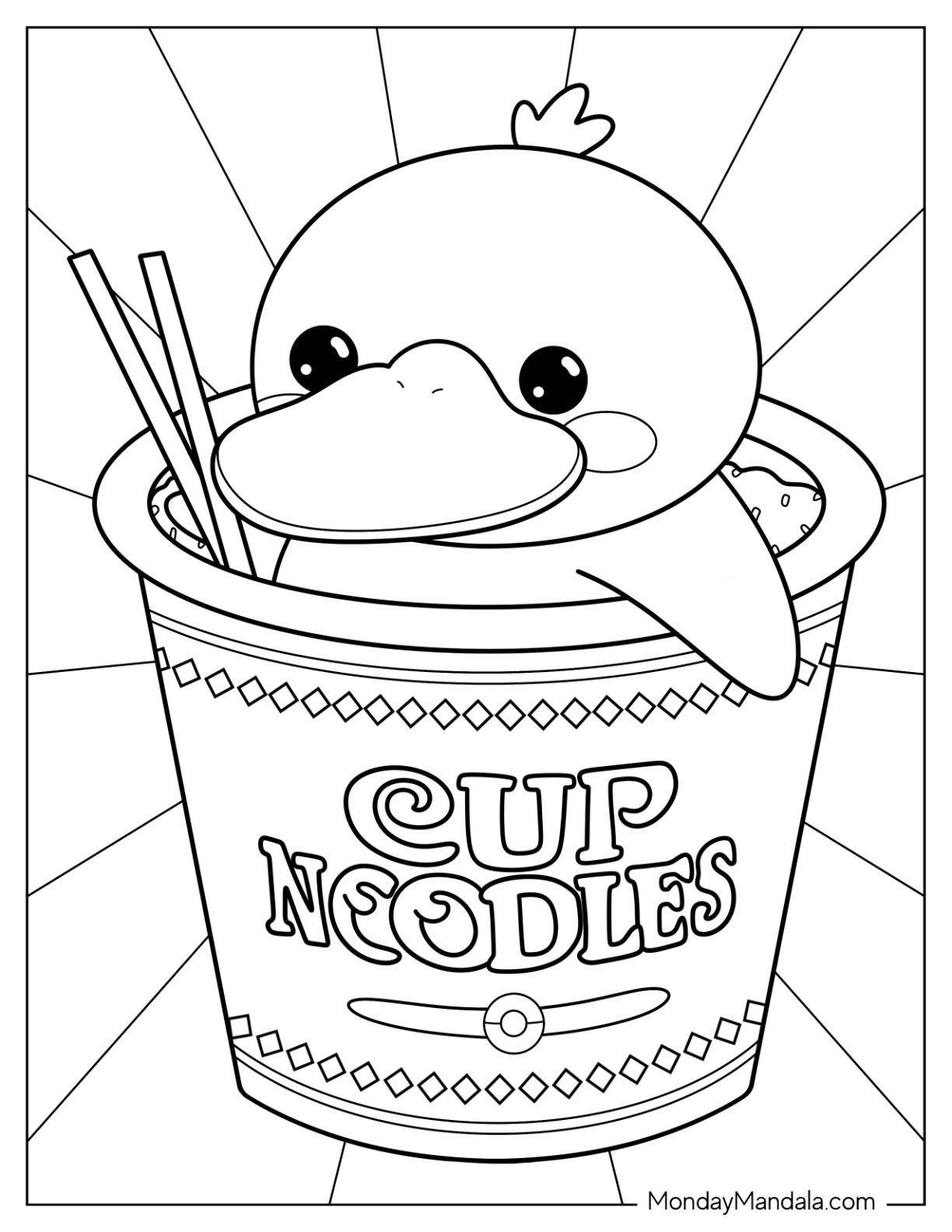 mondaymandala food coloring pages