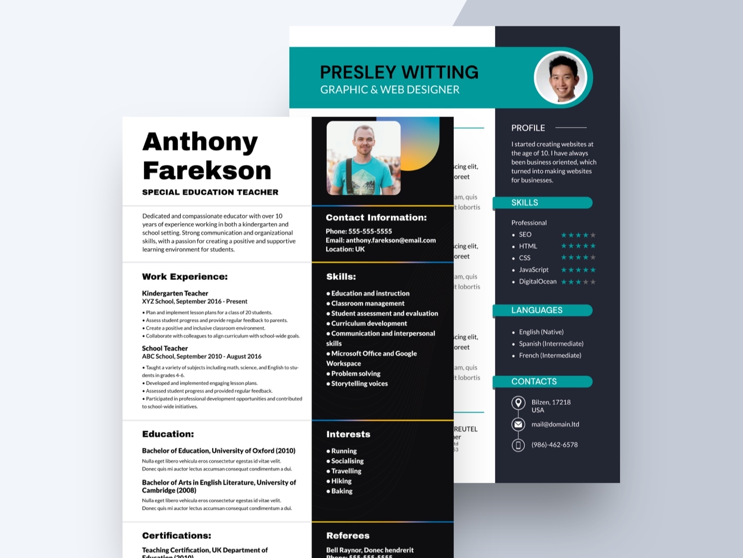 2025 Resume Template Adeline Wood