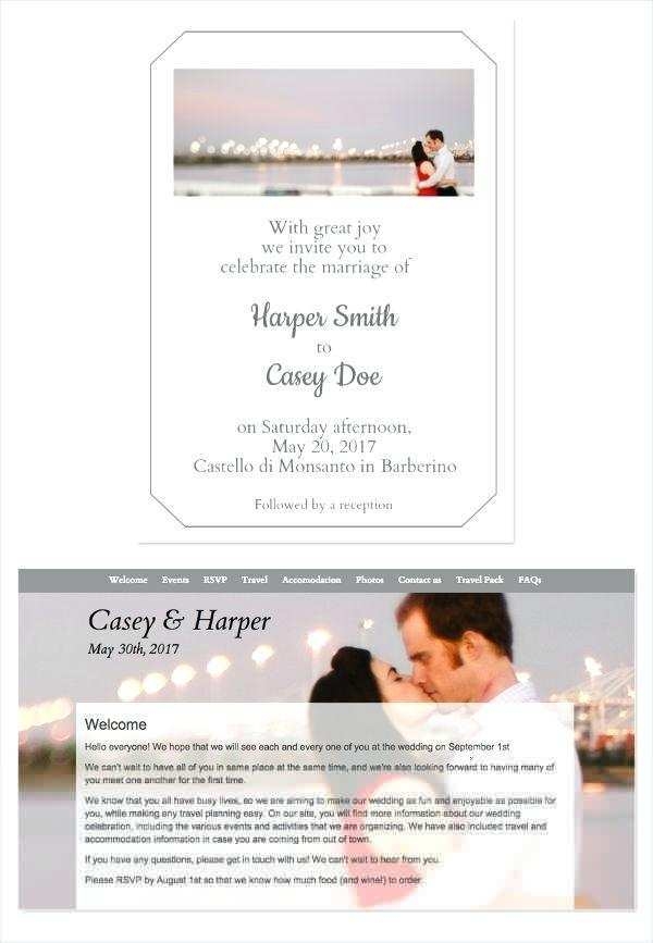 24 Best Wedding Invitation Template Html PSD File With Wedding 