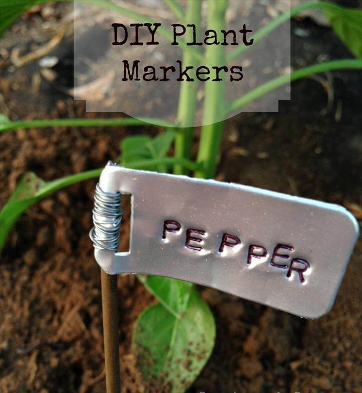 24 DIY Garden Plant Markers Plant Label Easy Ideas