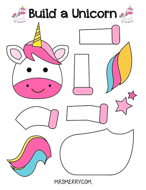 unicorn printable game
