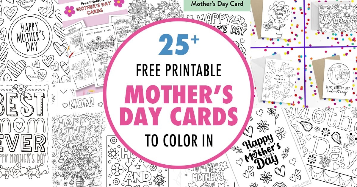 25 Free Printable Coloring Mother 39 s Day Cards For All Special Moms And