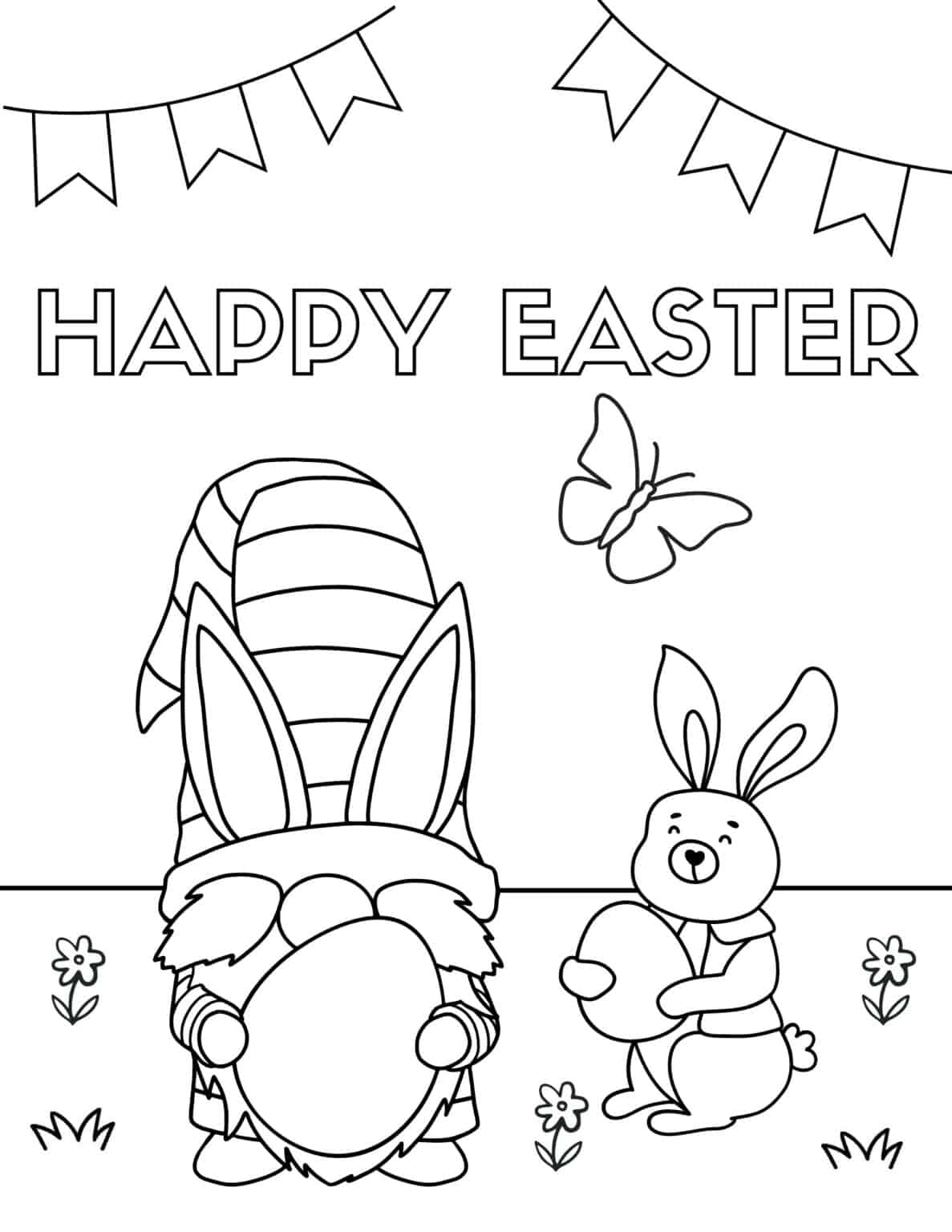 free printable coloring pages for easter