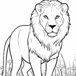 25 Lion Coloring Pages Free Printable Sheets Lion Coloring Pages
