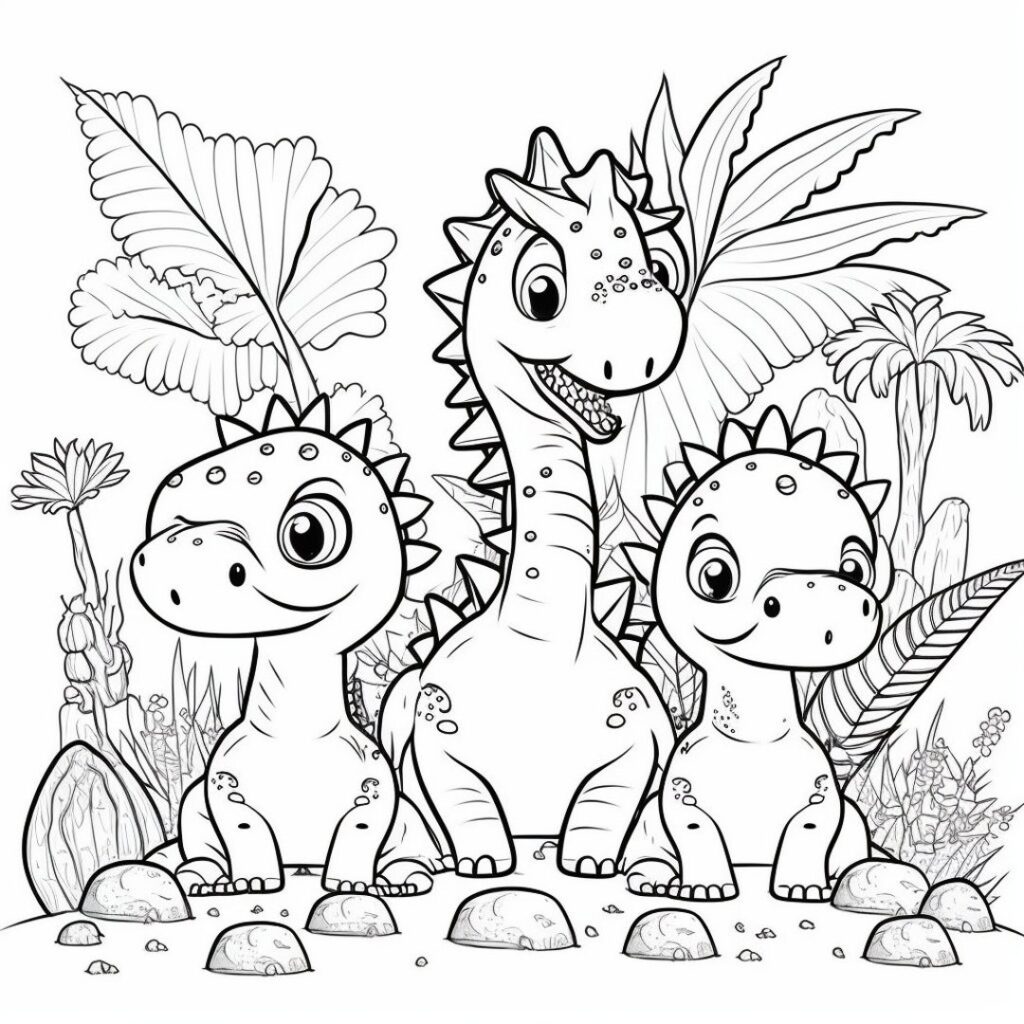 25 Printable Dinosaur Coloring Pages For Kids Explore The World Of