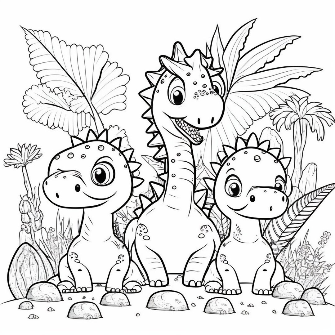25 Printable Dinosaur Coloring Pages For Kids Explore The World Of