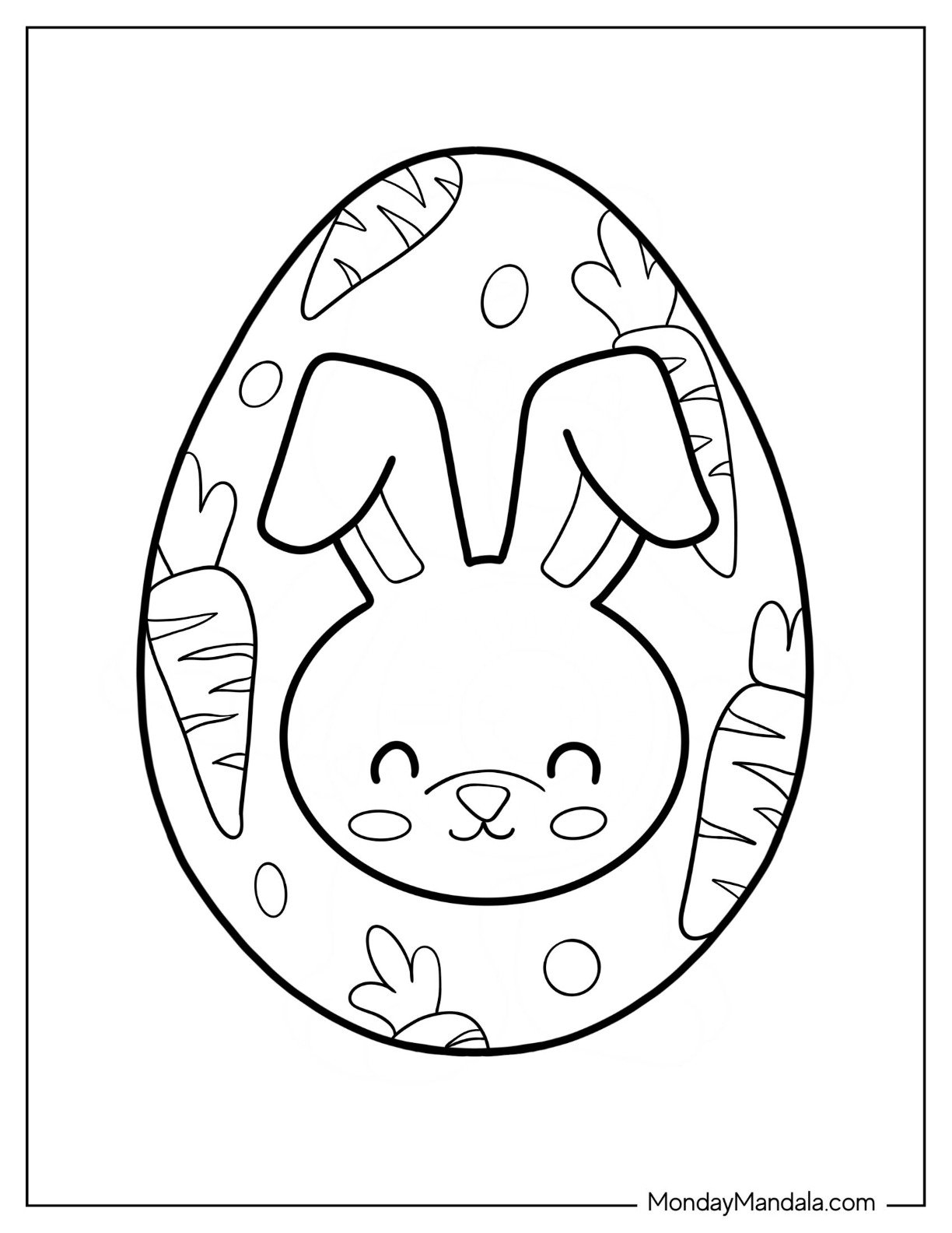 26 Easter Egg Coloring Pages Free PDF Printables 