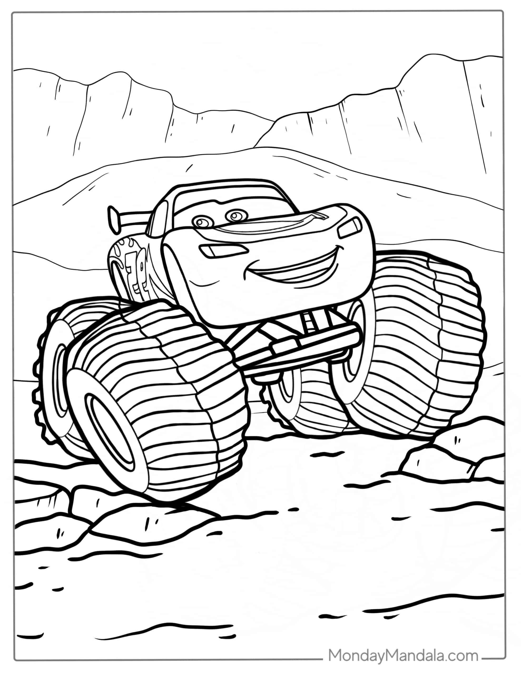26 Lighting McQueen Coloring Pages Free PDF Printables Cars 