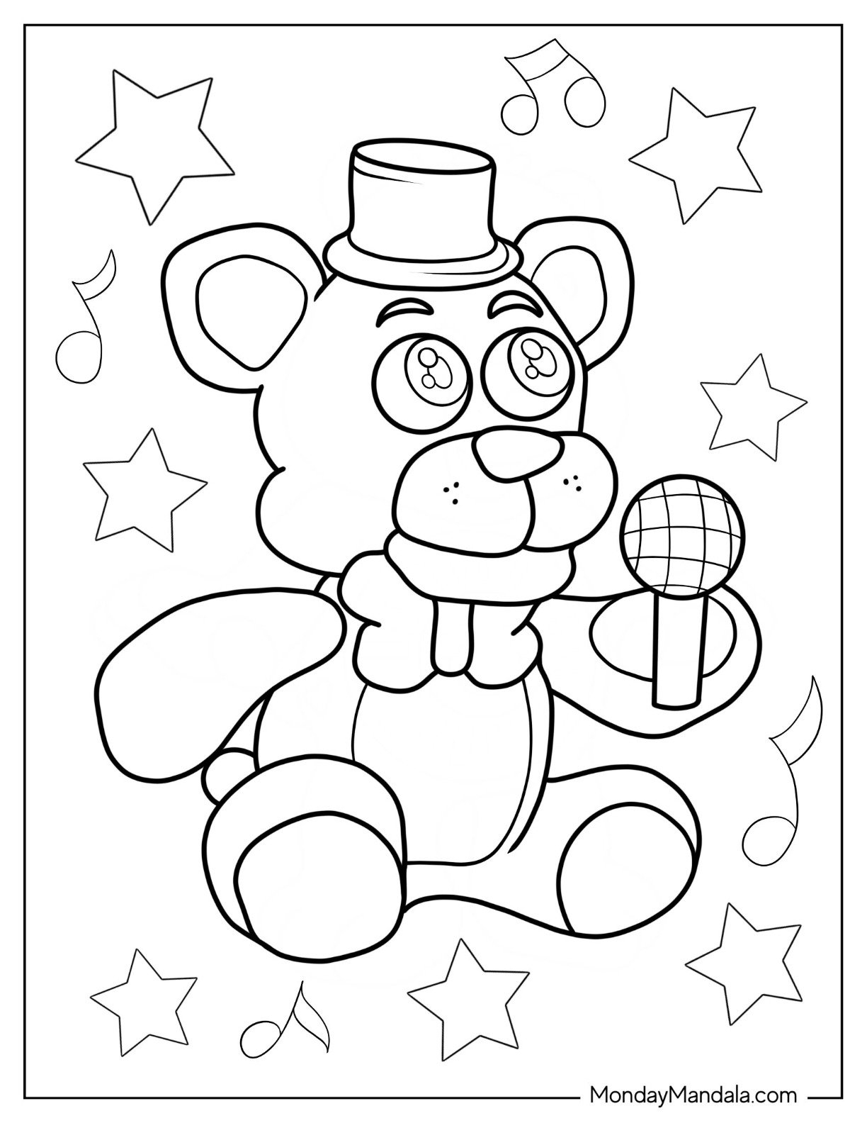 Five Nights At Freddy's Coloring Pages