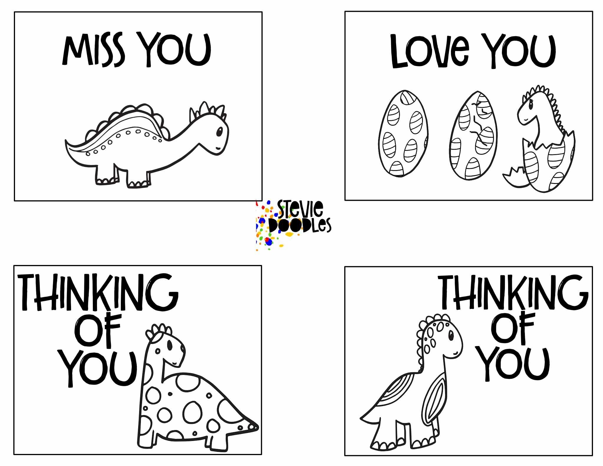 free printable cards thinking of you coloring pages