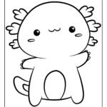 29 Axolotl Coloring Pages Free PDF Printables Coloring Pages
