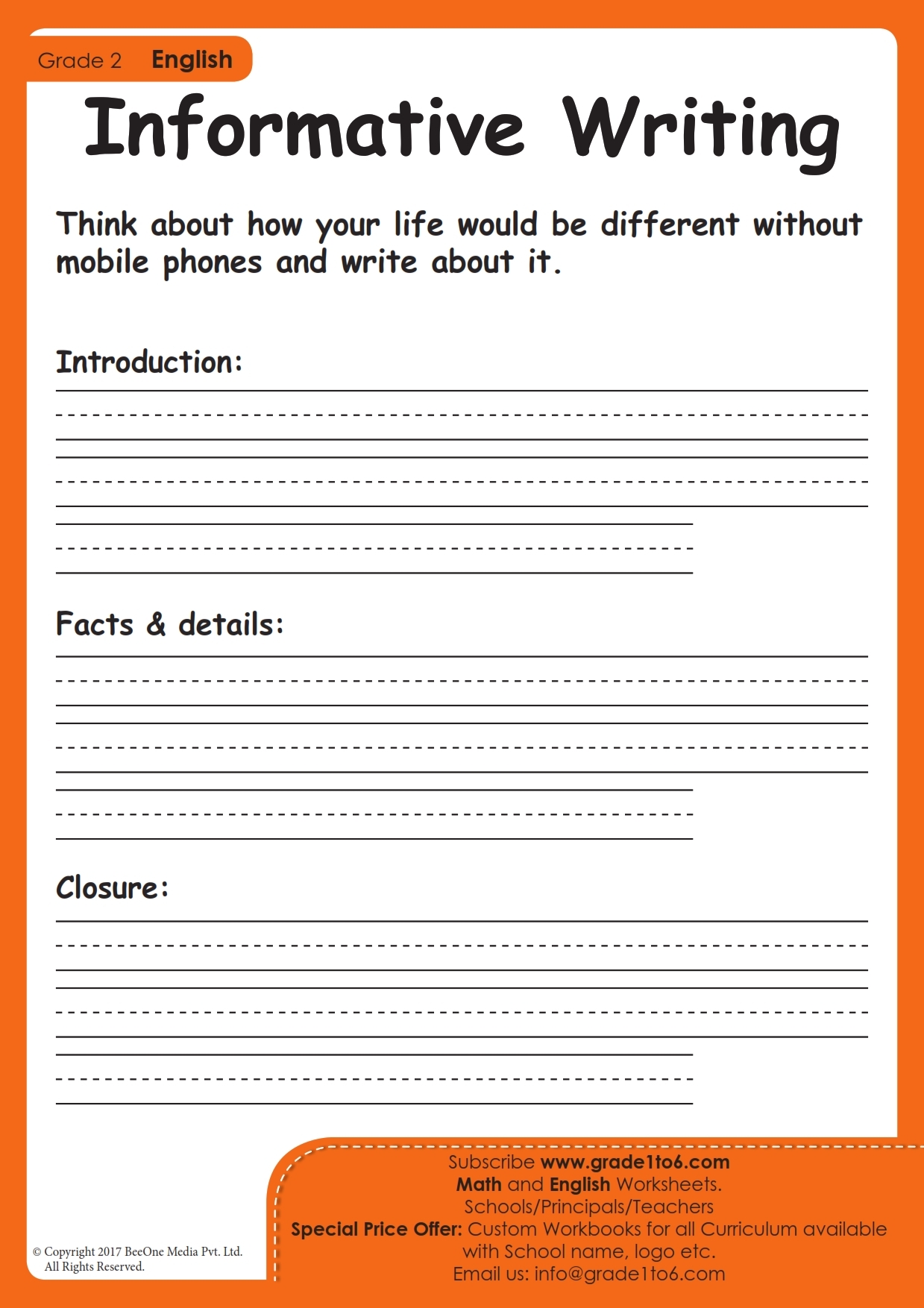 2nd Grade Writing Worksheets Worksheets Library