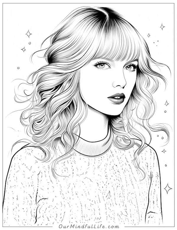 30 Amazing Taylor Swift Coloring Pages Free Printable
