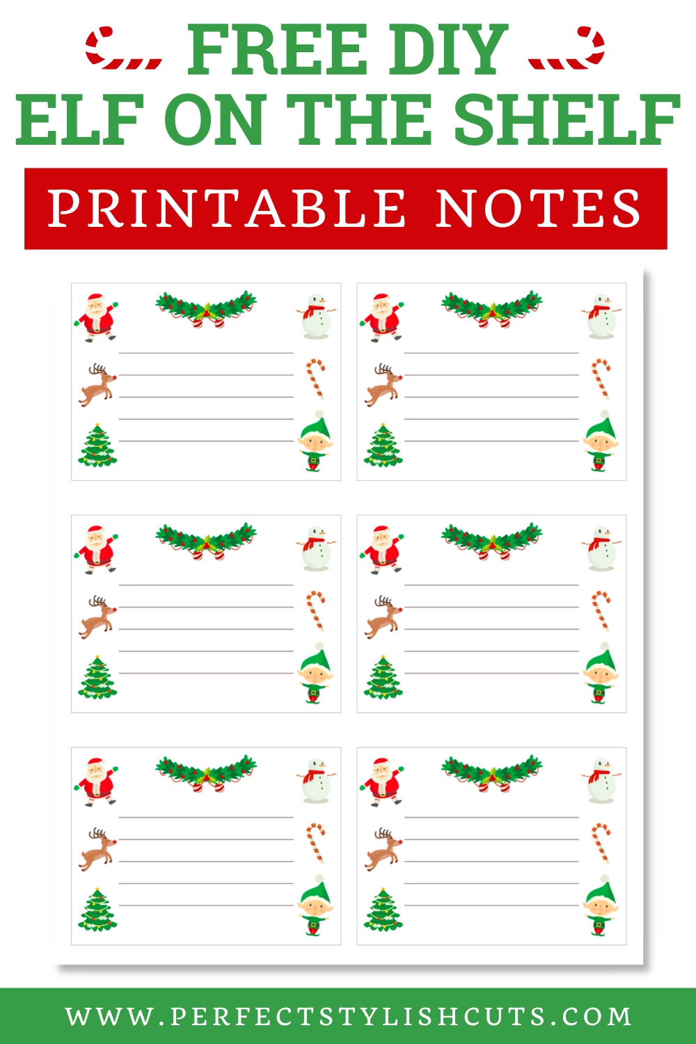 30 FREE Elf On The Shelf Printable Notes