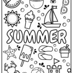30 Free Summer Coloring Pages For Kids Coloring Pages Summer