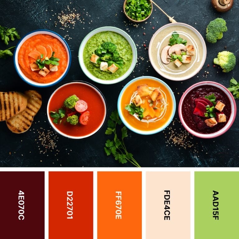 31 Food Color Palettes For Appetizing Designs Color Meanings