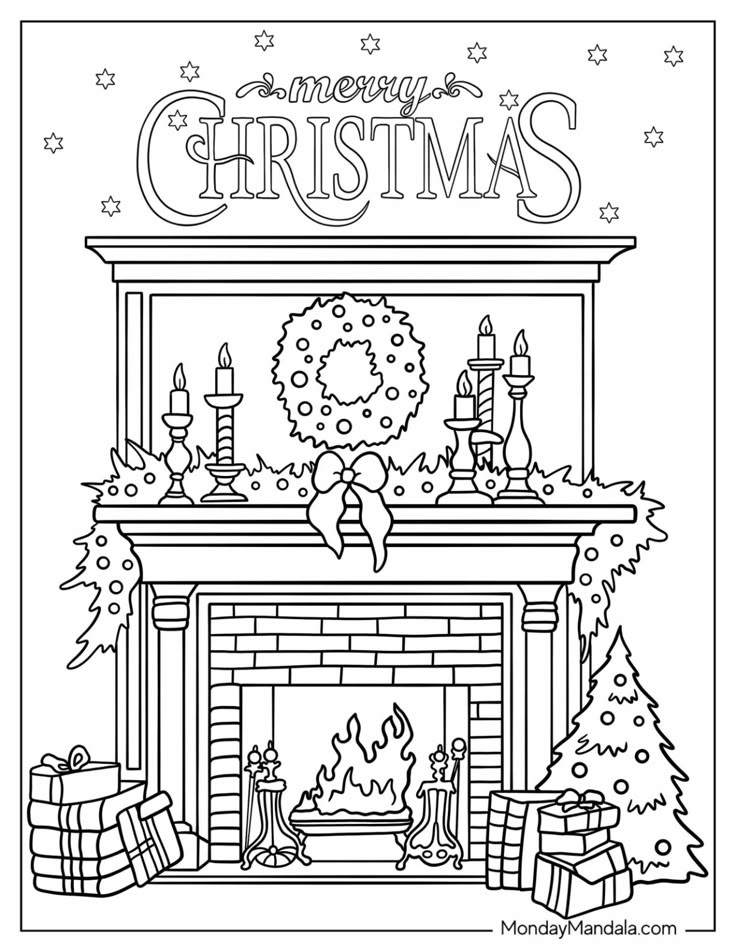 32 Christmas Coloring Pages For Adults Free Printables Coloring 