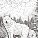 32 Majestic Wolf Coloring Pages For Kids And Adults