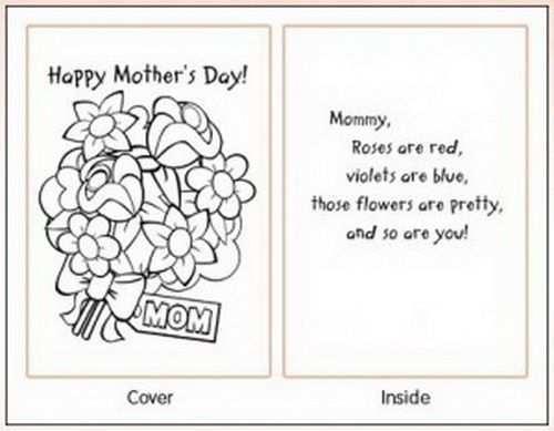 free mother's day printable card